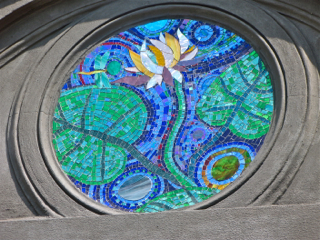 Circular Glass Mosaic
