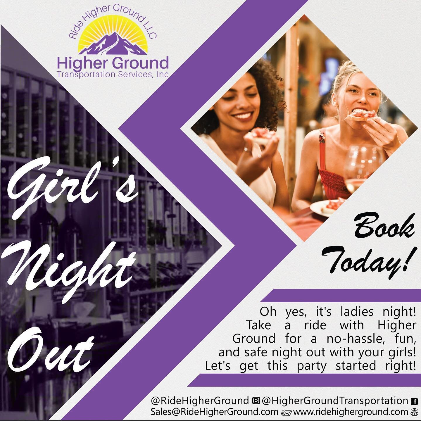 Oh yes, it is ladies' night! Catch up with your girls as you explore the many restaurant and bar options in the DMV with safe outdoor and indoor accommodations. Or, maybe even a spa excursion or winery hop! Whatever you are in the mood for, our conci