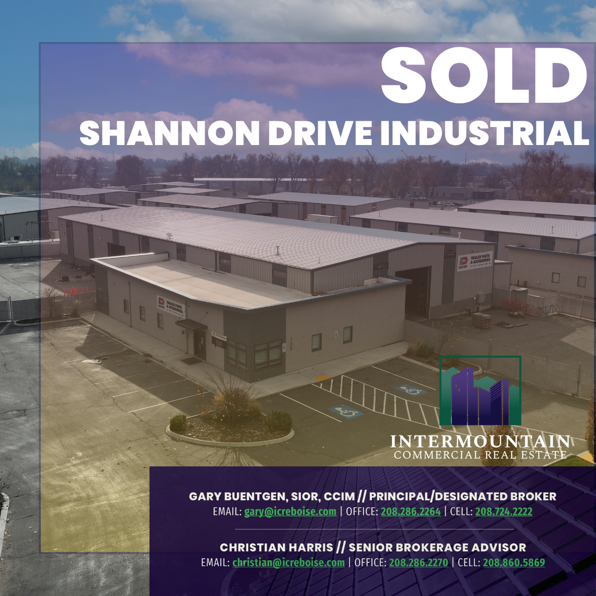 ICRE: SOLD - SHANNON DRIVE INDUSTRIAL