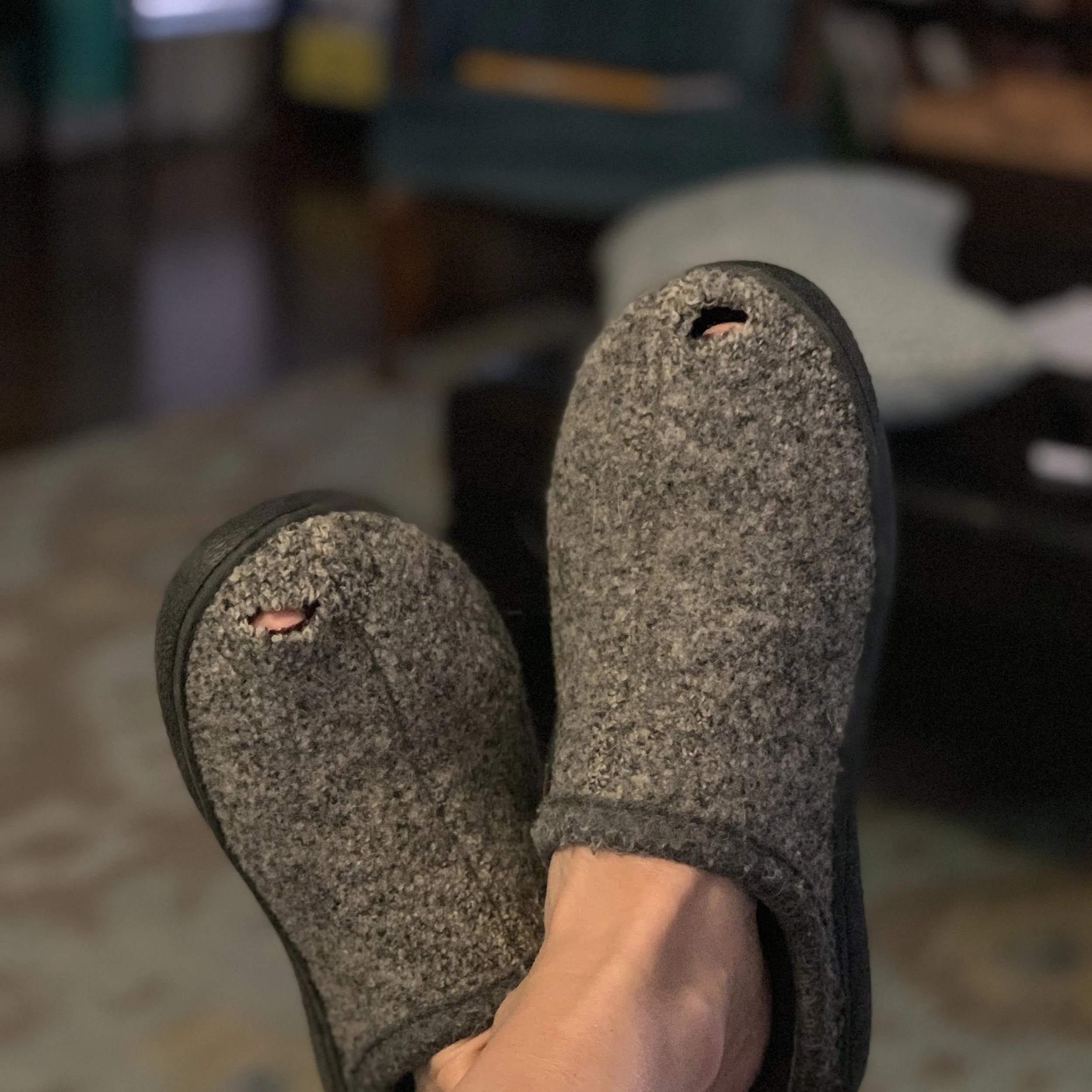 Your raggedy old slipper thoughts...