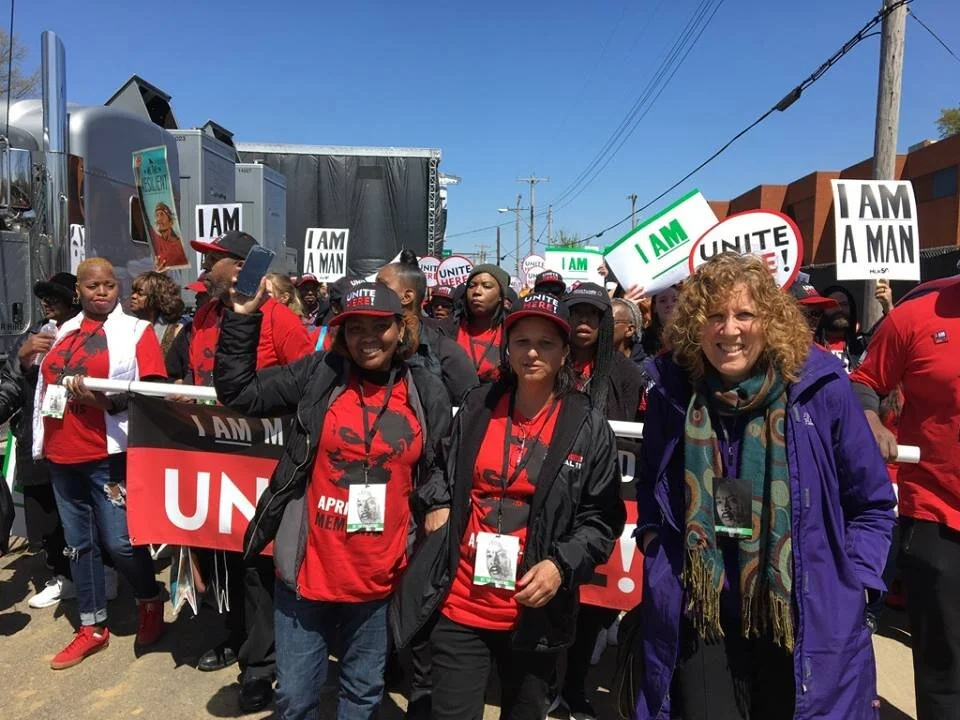 JLC LABOR SEDER IN MEMPHIS FOR 50TH ANNIVERSARY OF SANITATION WORKERS STRIKE AND ASSASSINATION OF DR. MARTIN LUTHER KING JR.