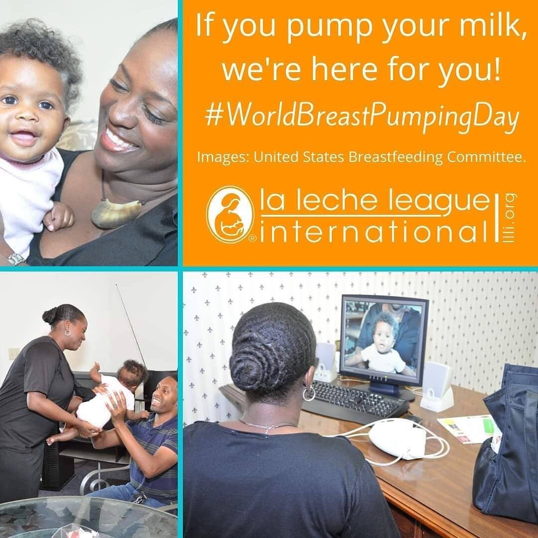 🙌💖🙌
Posted @withregram &bull; @la.leche.league If you pump your milk, we're here for you!
#WorldBreastPumpingDay
Thanks to U.S. Breastfeeding Committee - USBC for their wonderful images.
@usbreastfeeding