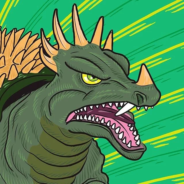 Anguirus! Get ready to roll!! #anguirus #tohoanguirus #kaiju #kaijumonster #anguirus1968 #toho #tohostudios #tohostudios守衛のオジサマ #tohostudiomonsters #tohostudio #destroyallmonsters