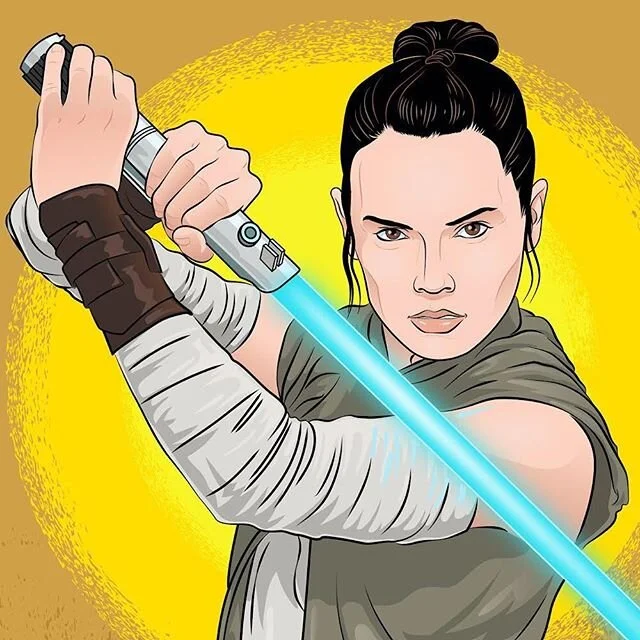 "I felt something. It awakened, but now I need to know how to wield it." How cool is Rey? Answer: Super Cool!! #reyskywalker #reystarwars #starwars #starwarsart #riseofskywalker #forceawakens #thelastjedi #jedi #jedimaster #jediknight