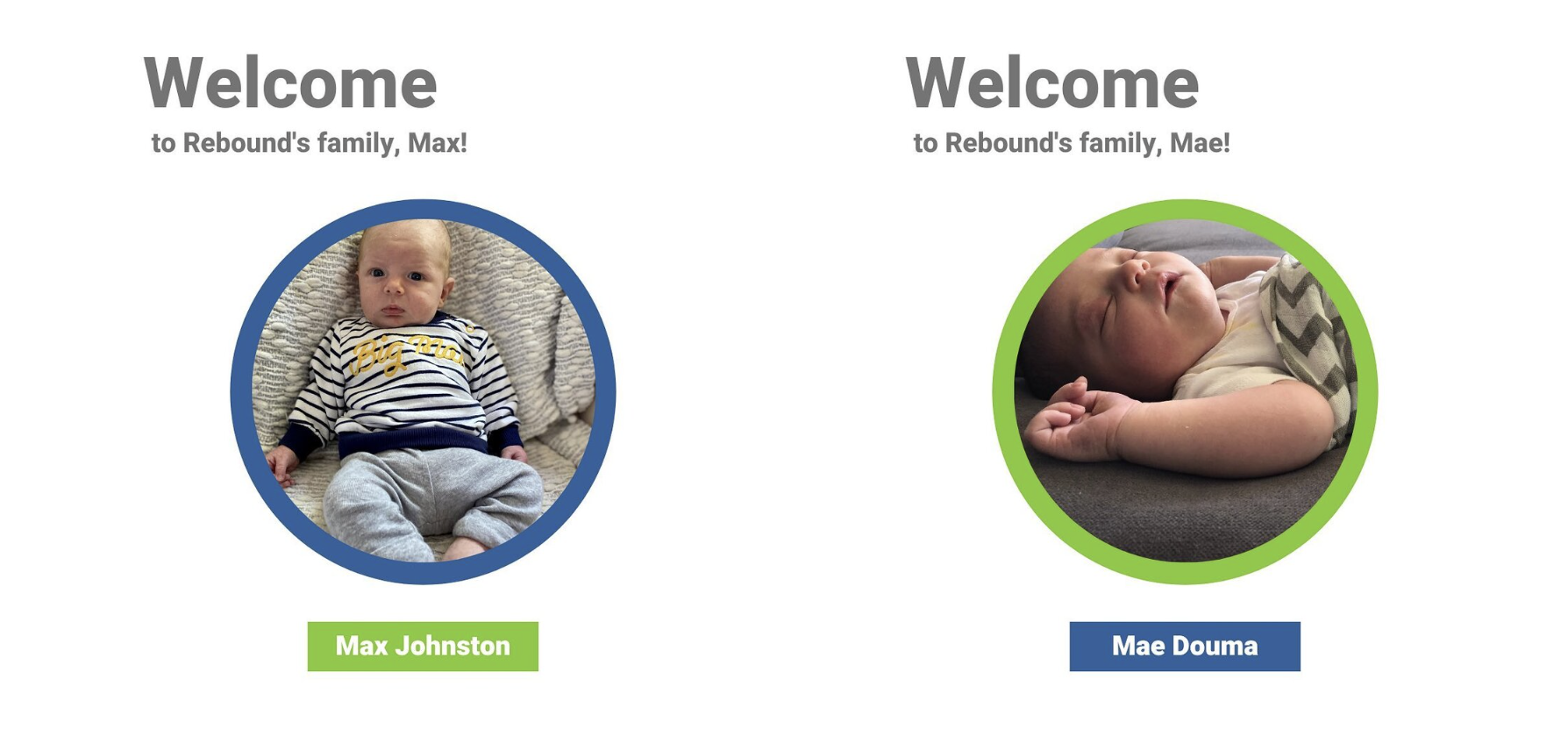 Welcome to the world, Max and Mae!