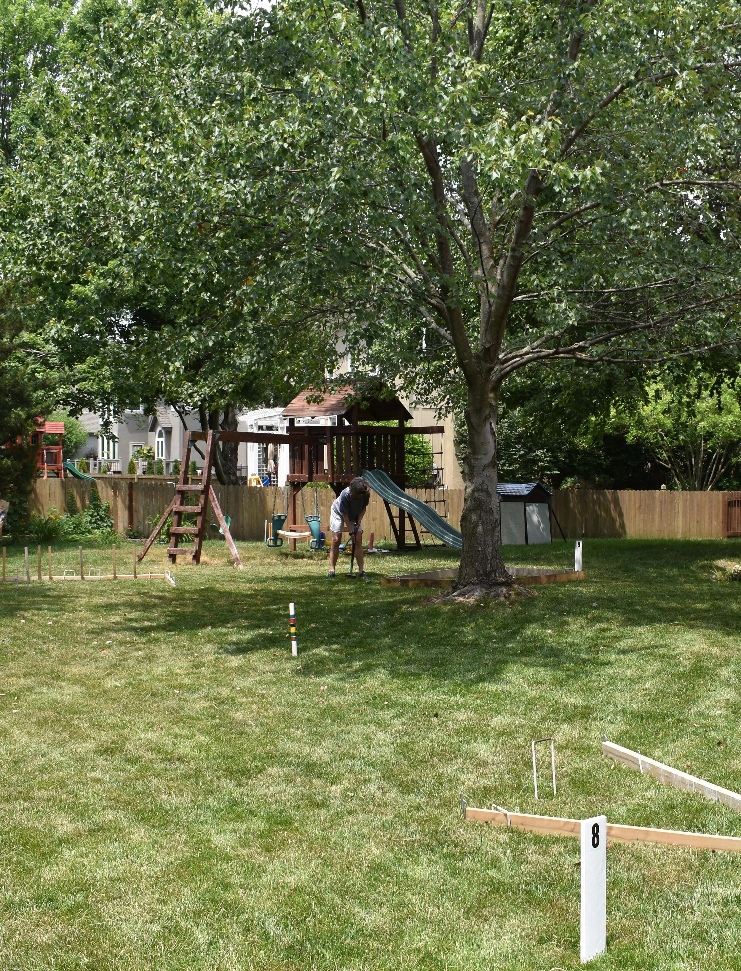  A view of the backyard segment 