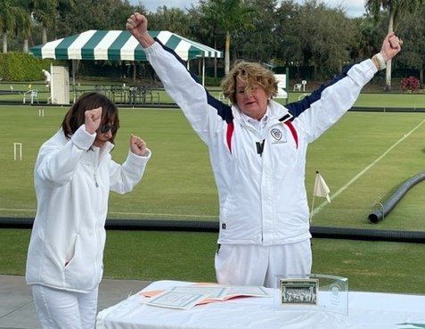  Tournament Managers Priscilla Flowers and Cami Russack celebrate the end of a great tournament 