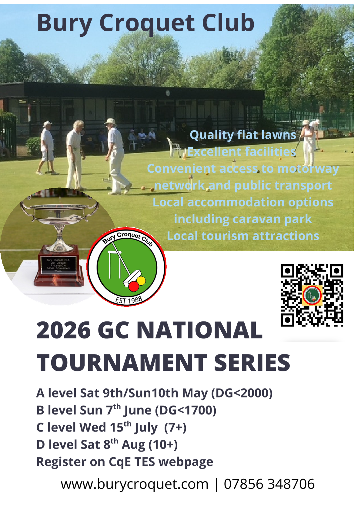 Bury Croquet Club Announces 2026 Golf Croquet National Tournament Series