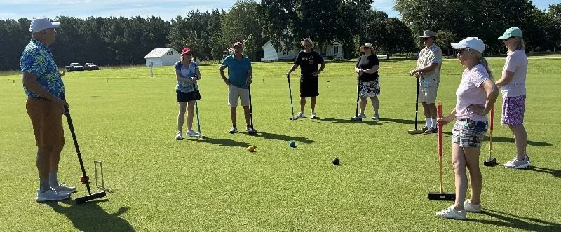 Chesapeake Bay Croquet Club Pro White Teaches His 1,000th Student
