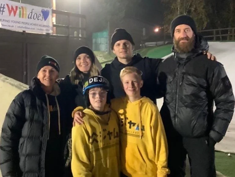 Olympic athletes turn up to support charity snowboarding event