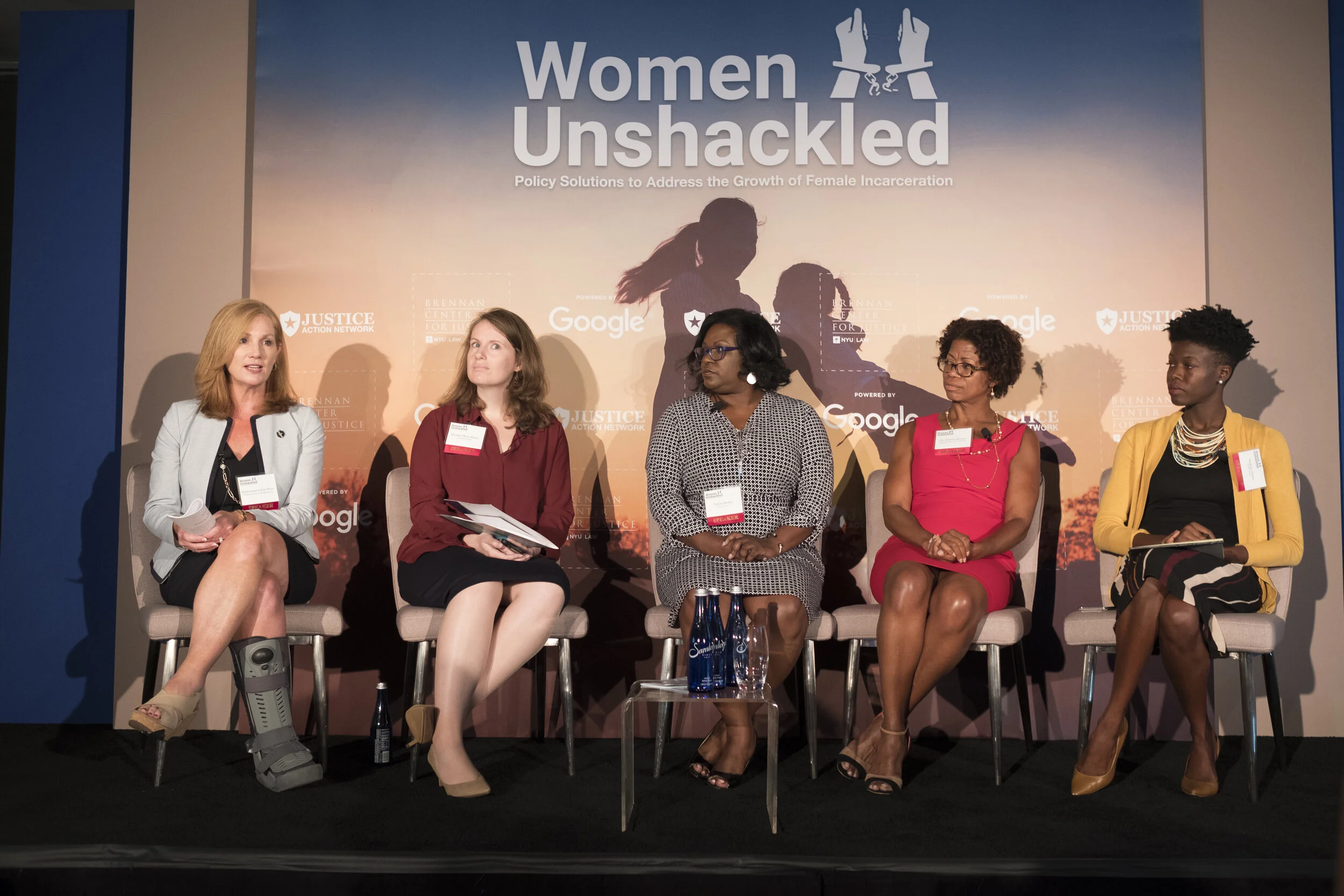 Rep. Kim Moser, Heather Rice-Minus, Teresa Hodge, Geneva Brown, Nadege Green