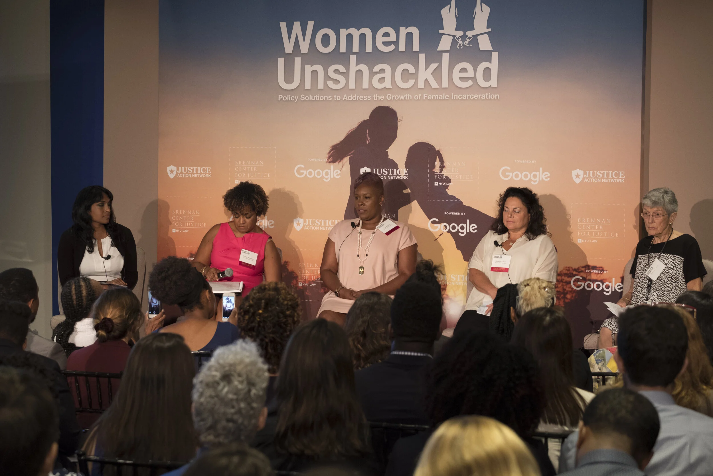 Inimai Chettiar, Cynthia W. Roseberry, Topeka K. Sam, Georgia Lerner, Judge Brenda P. Murray