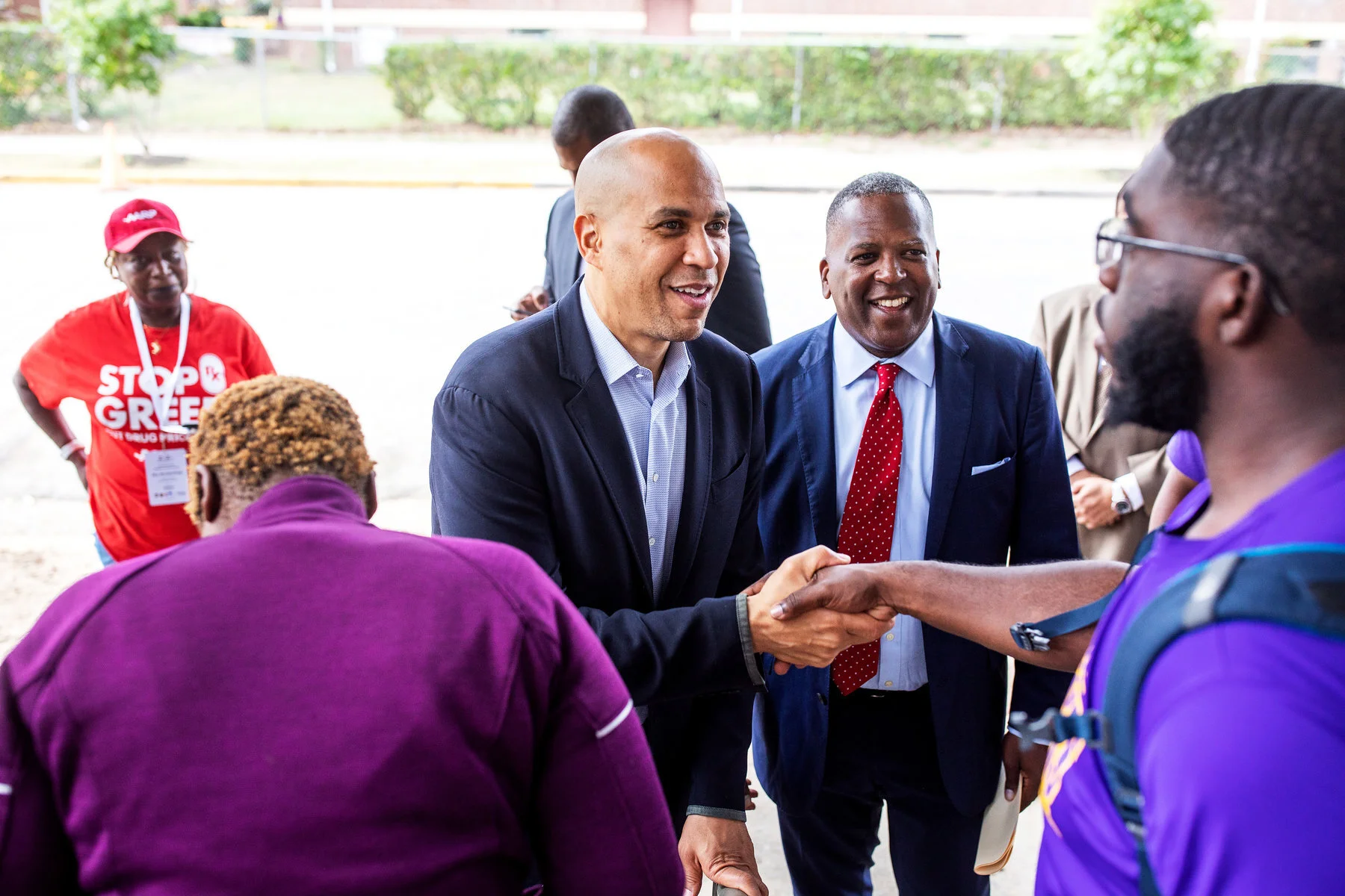 Senator Cory Booker, Columbia (SC) Mayor Steve Benjamin