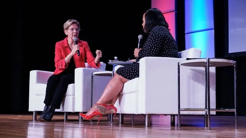 Senator Elizabeth Warren, Suffolk County District Attorney Rachael Rollins