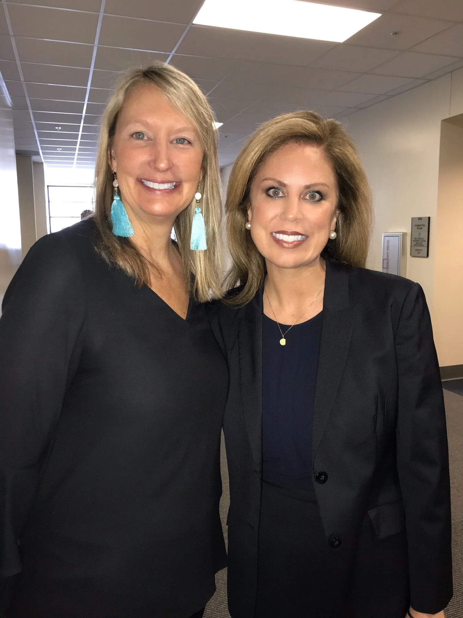 Sen. Julie Raque Adams, Holly Harris