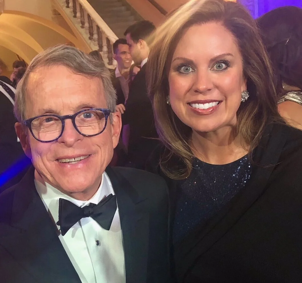 Ohio Governor Mike DeWine, Holly Harris