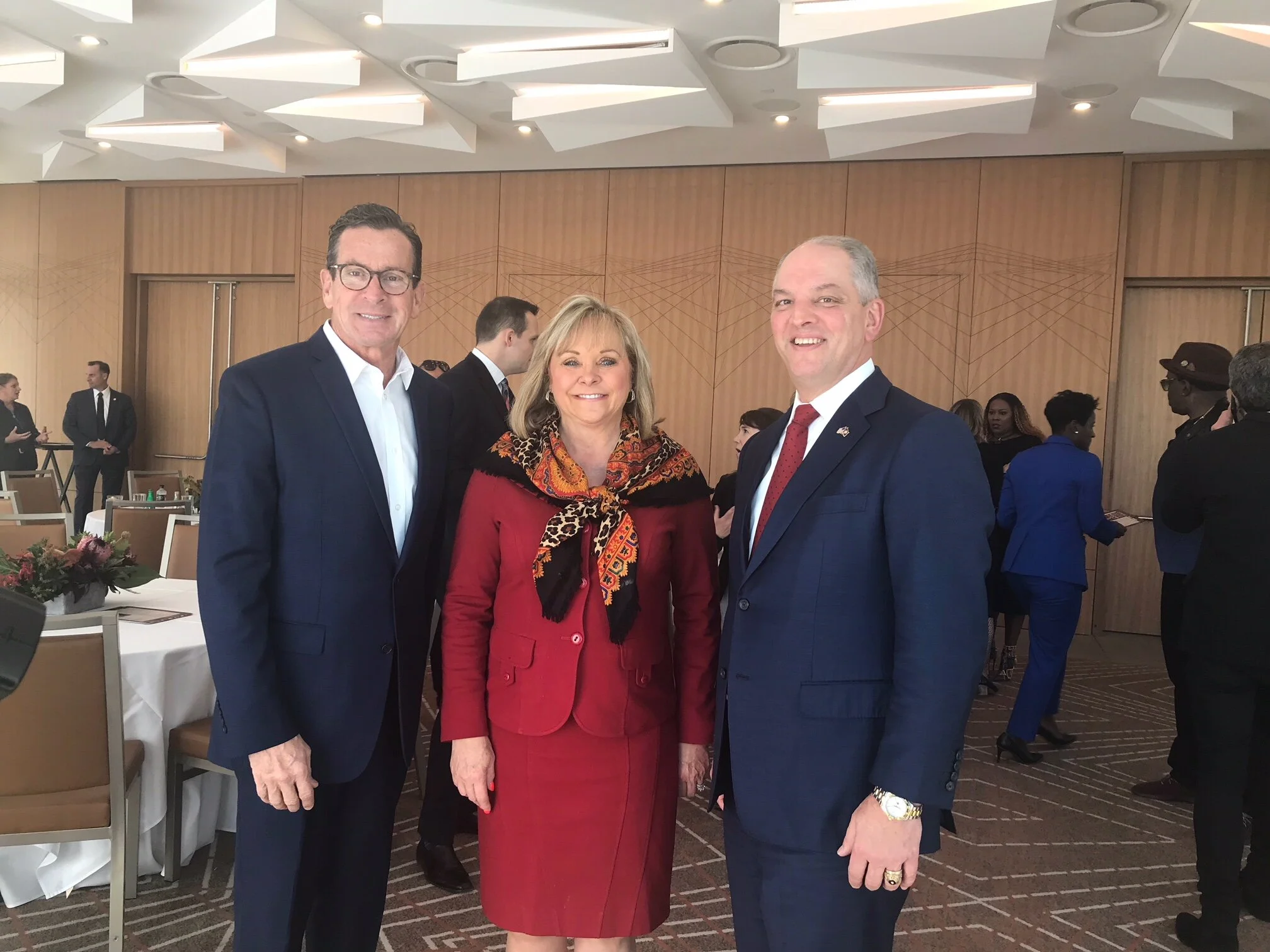 Connecticut Governor Dannel Malloy, Oklahoma Governor Mary Fallin, Louisiana Governor John Bel Edwards