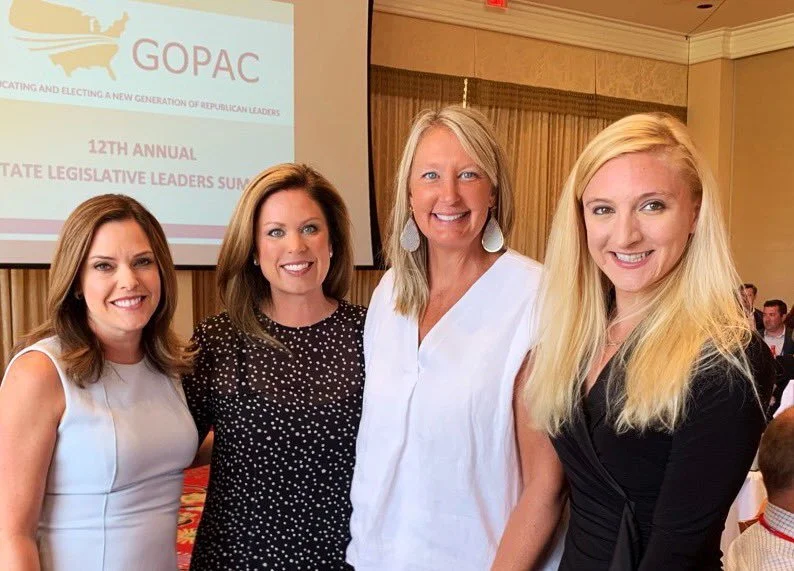 Mercedes Schlapp, Holly Harris, Kentucky Sen. Julie Raque Adams, Jenna Moll