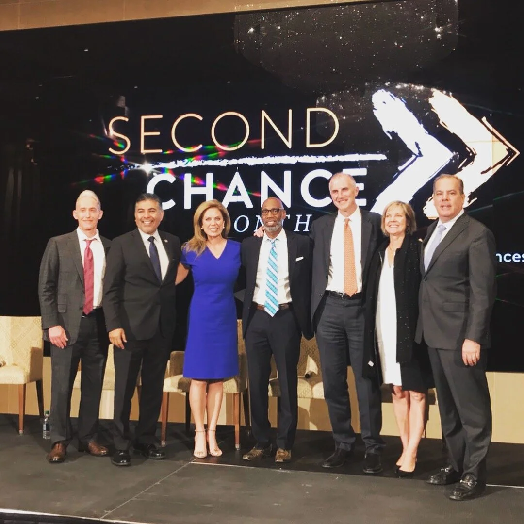 Reps Trey Gowdy and Tony Cardenas, Holly Harris, Jerry Blassingame, Mark Holden, Martha and James Ackerman
