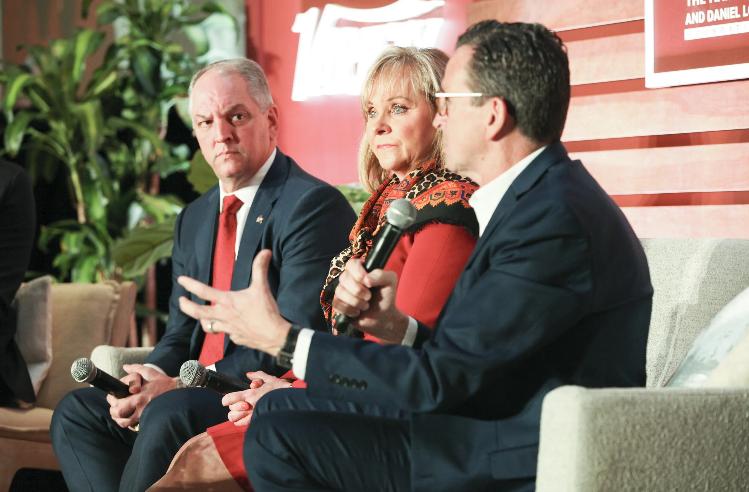 Louisiana Governor John Bel Edwards, Oklahoma Governor Mary Fallin, Connecticut Governor Dannel Malloy