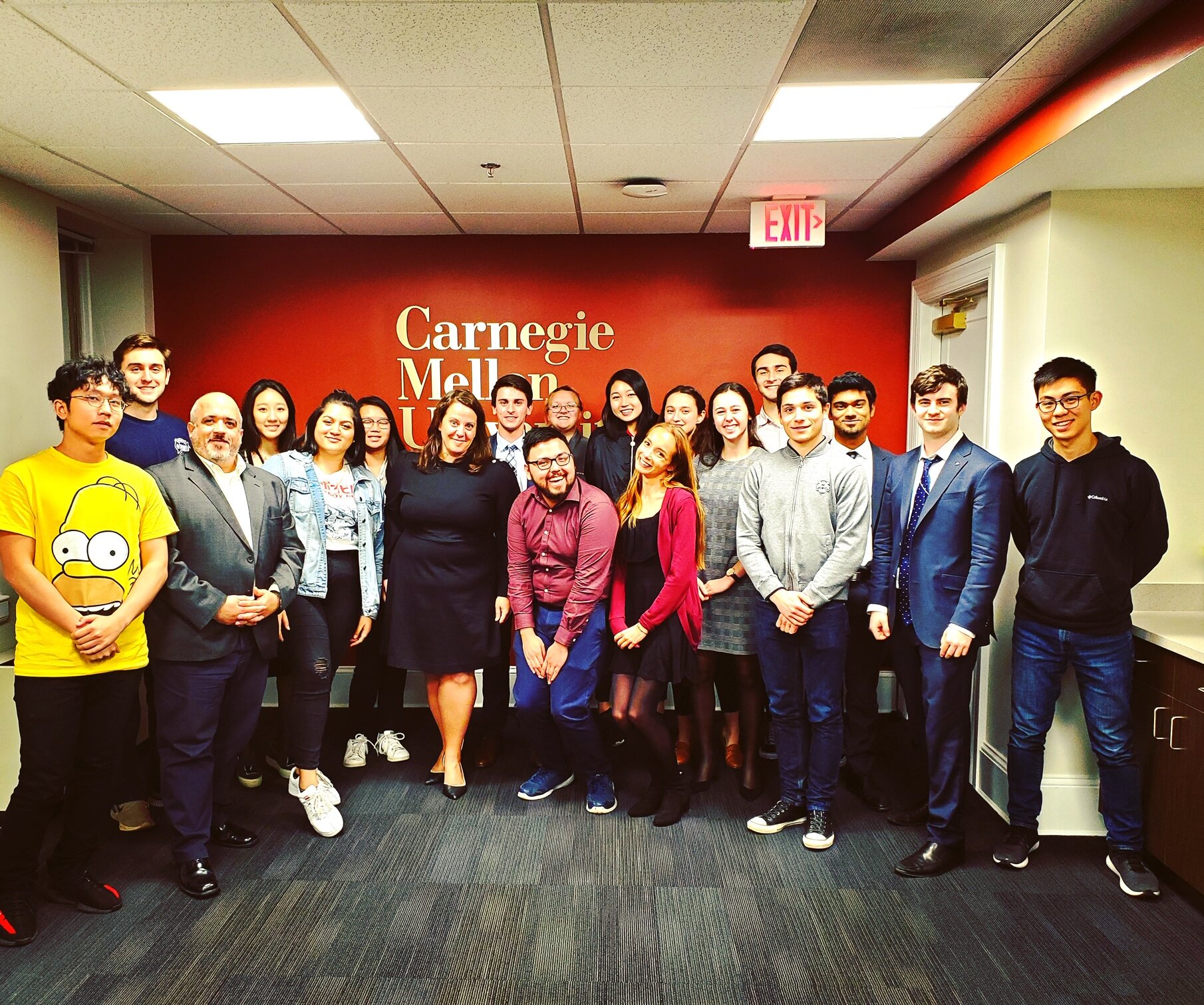 Carrie Glenn, Students from Carnegie Mellon Institute for Politics and Strategy (Copy)