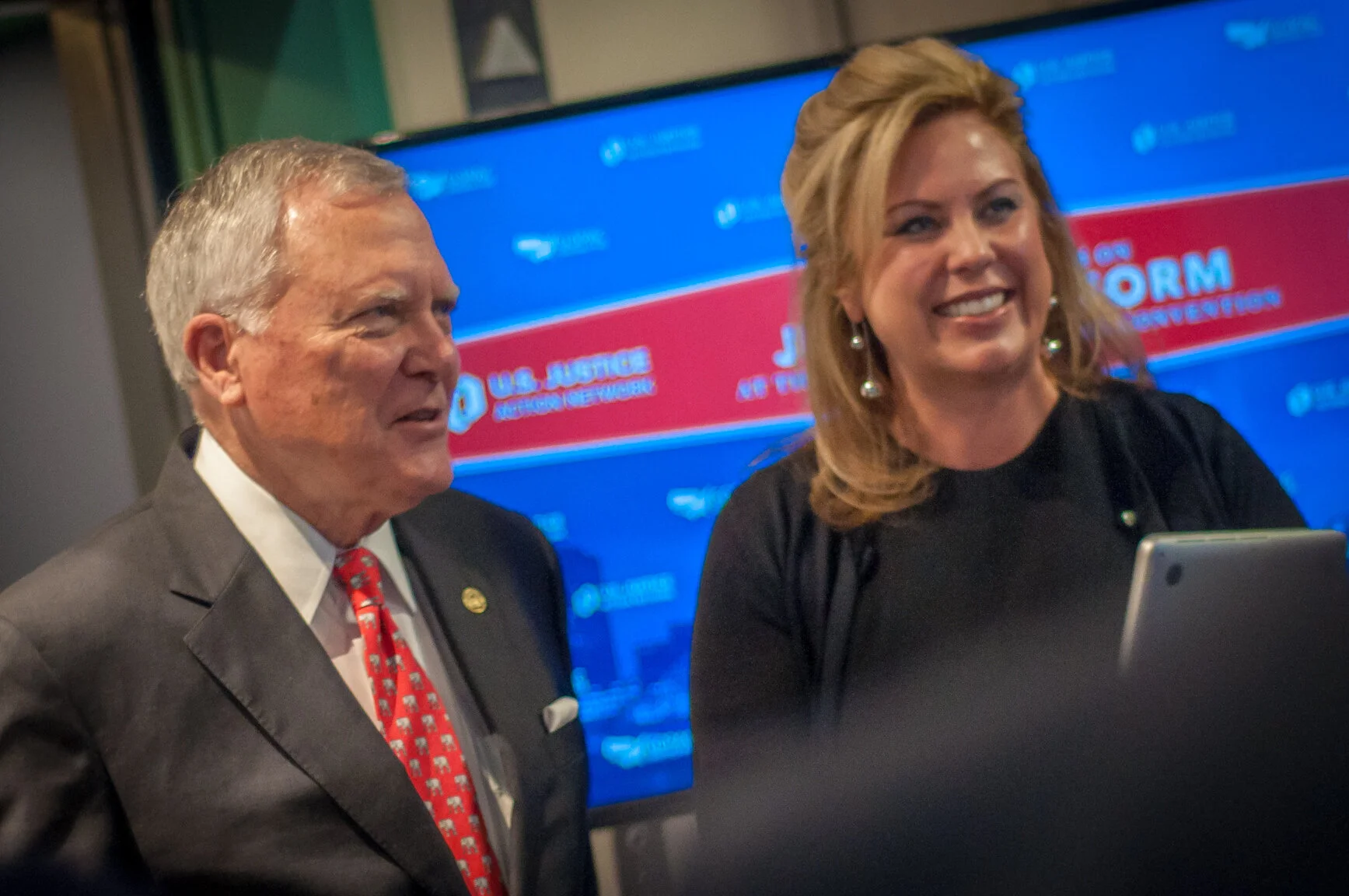 Georgia Governor Nathan Deal, Holly Harris