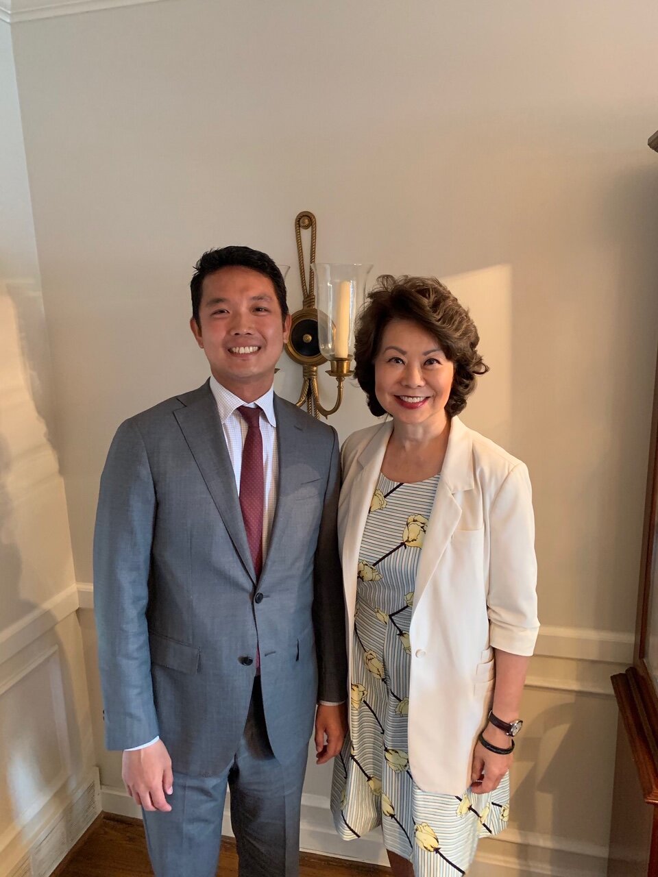 Sam Mar, Secretary of Commerce Elaine Chao (Copy)