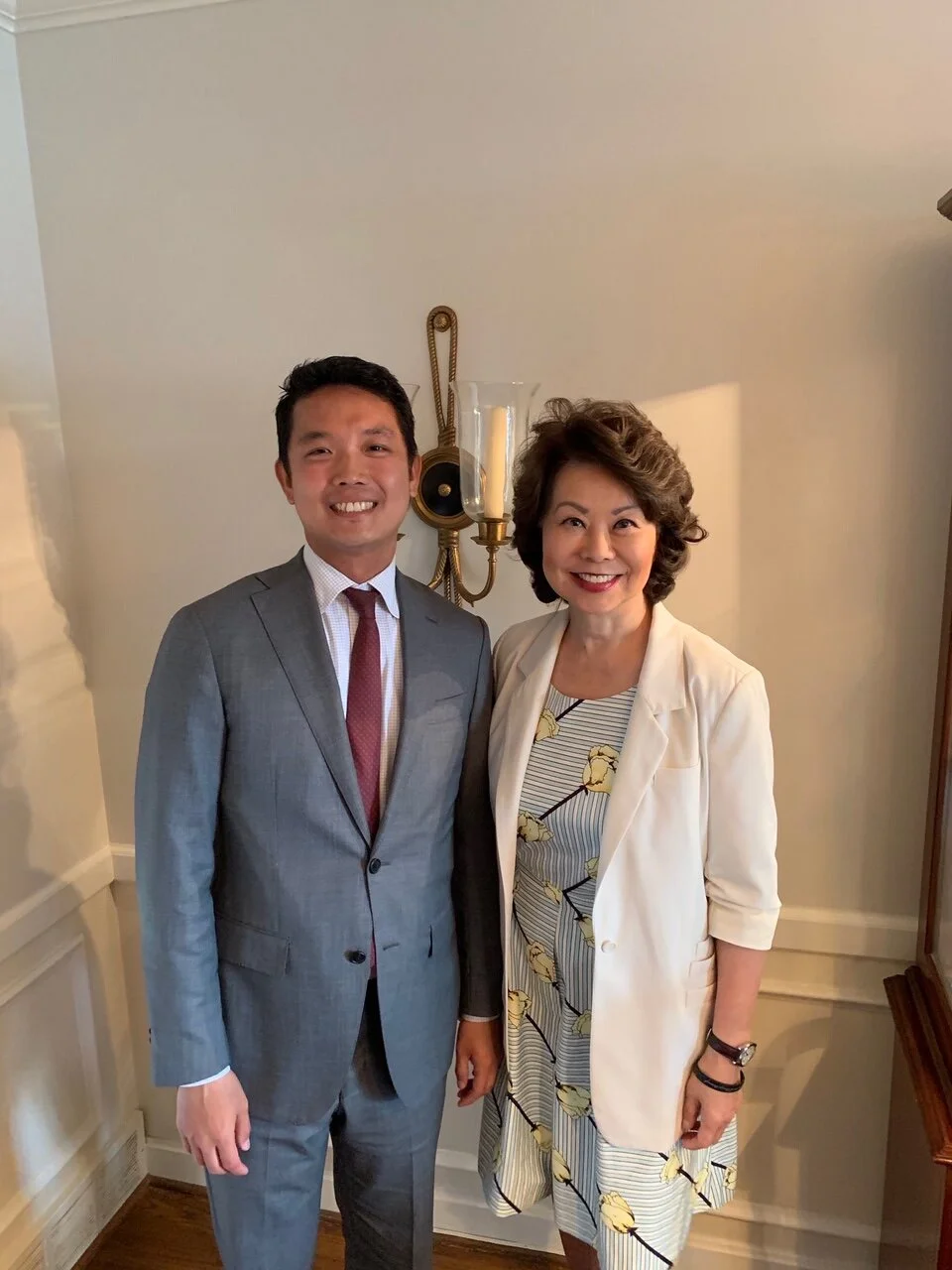 Sam Mar, Secretary of Commerce Elaine Chao