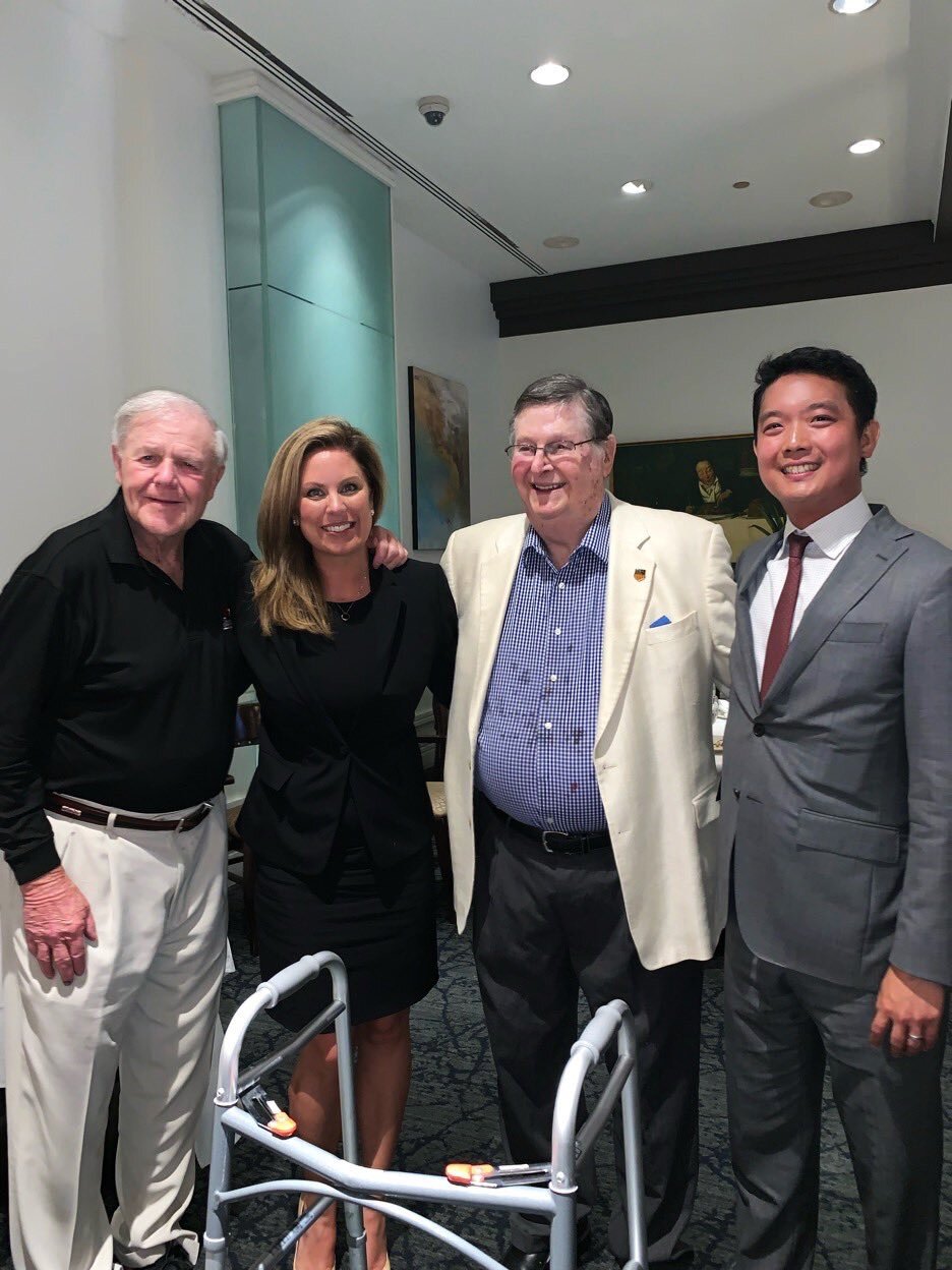 Coach Denny Crum, Holly Harris, Coach Joe B. Hall, Sam Mar (Copy)