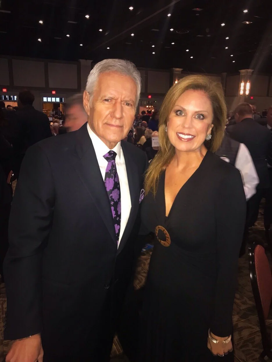 Alex Trebek, Holly Harris