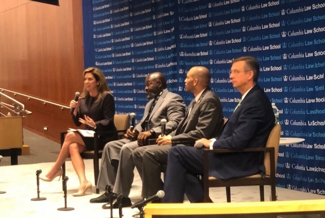 Holly Harris, Matthew Charles, Reps. Hakeem Jeffries and Doug Collins