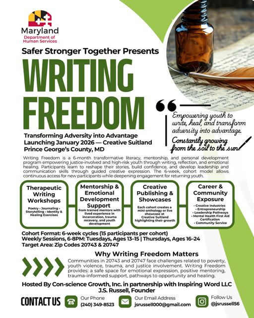 Writing Freedom: Transforming Adversity into Advantage