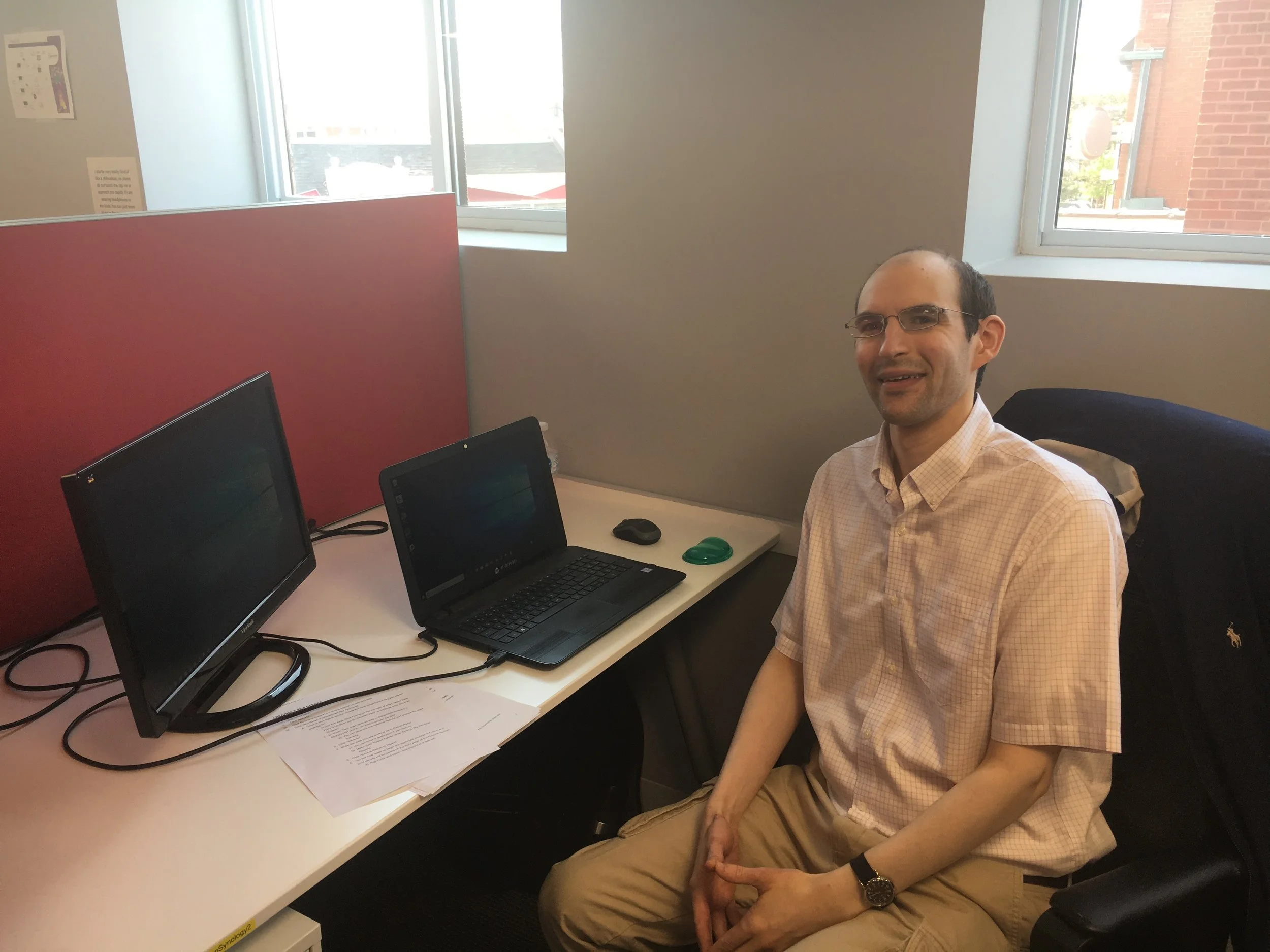 “I like the environment. It is very supportive. If I have questions, I feel comfortable reaching out to someone. I also like that it is quiet. I can focus and get my work done.” -David, 33 years old, QA Analyst since 2017