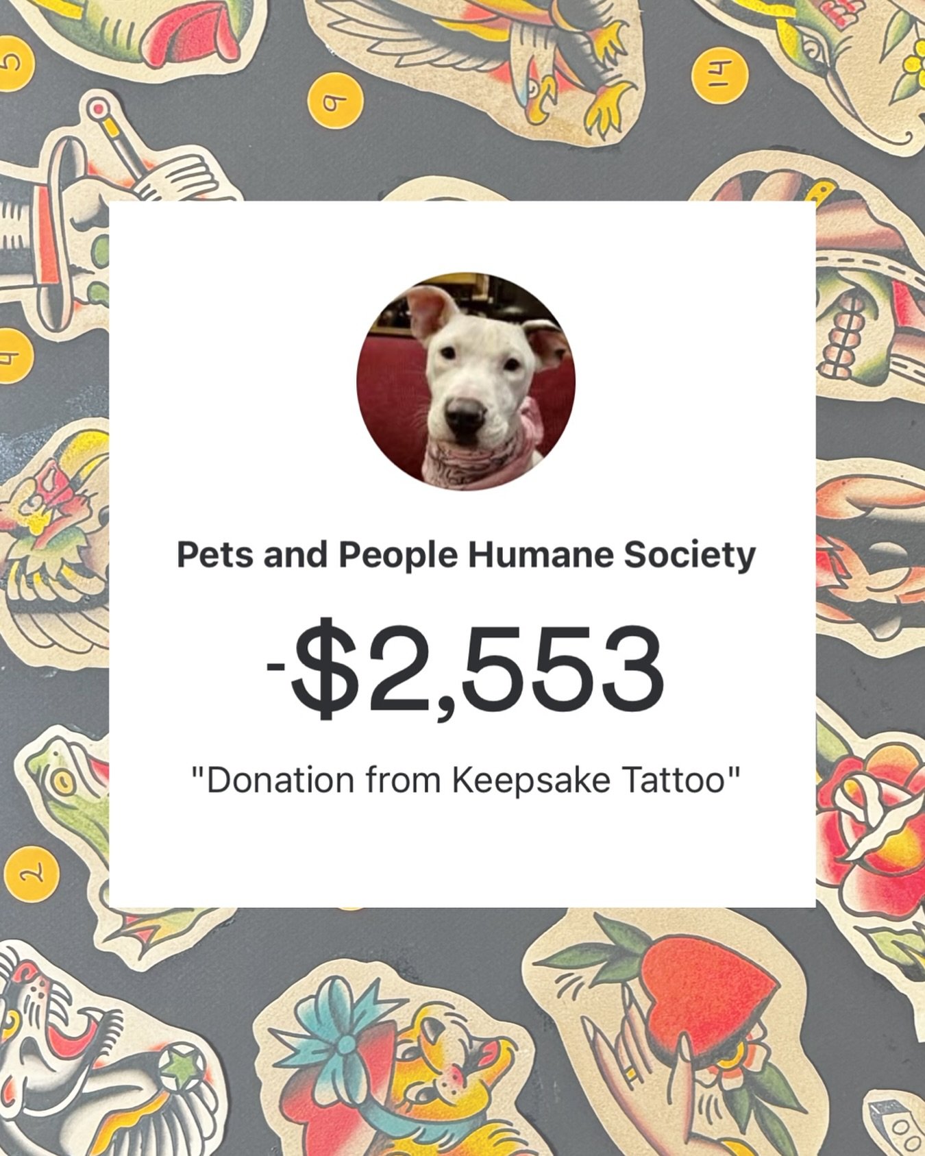 We would like to thank everyone again for coming out at the end of May to celebrate our 5th anniversary! During the Parking Lot Party we held a Silent Auction with all proceeds benefiting @petsandpeoplehumanesociety and we are happy to share that we 