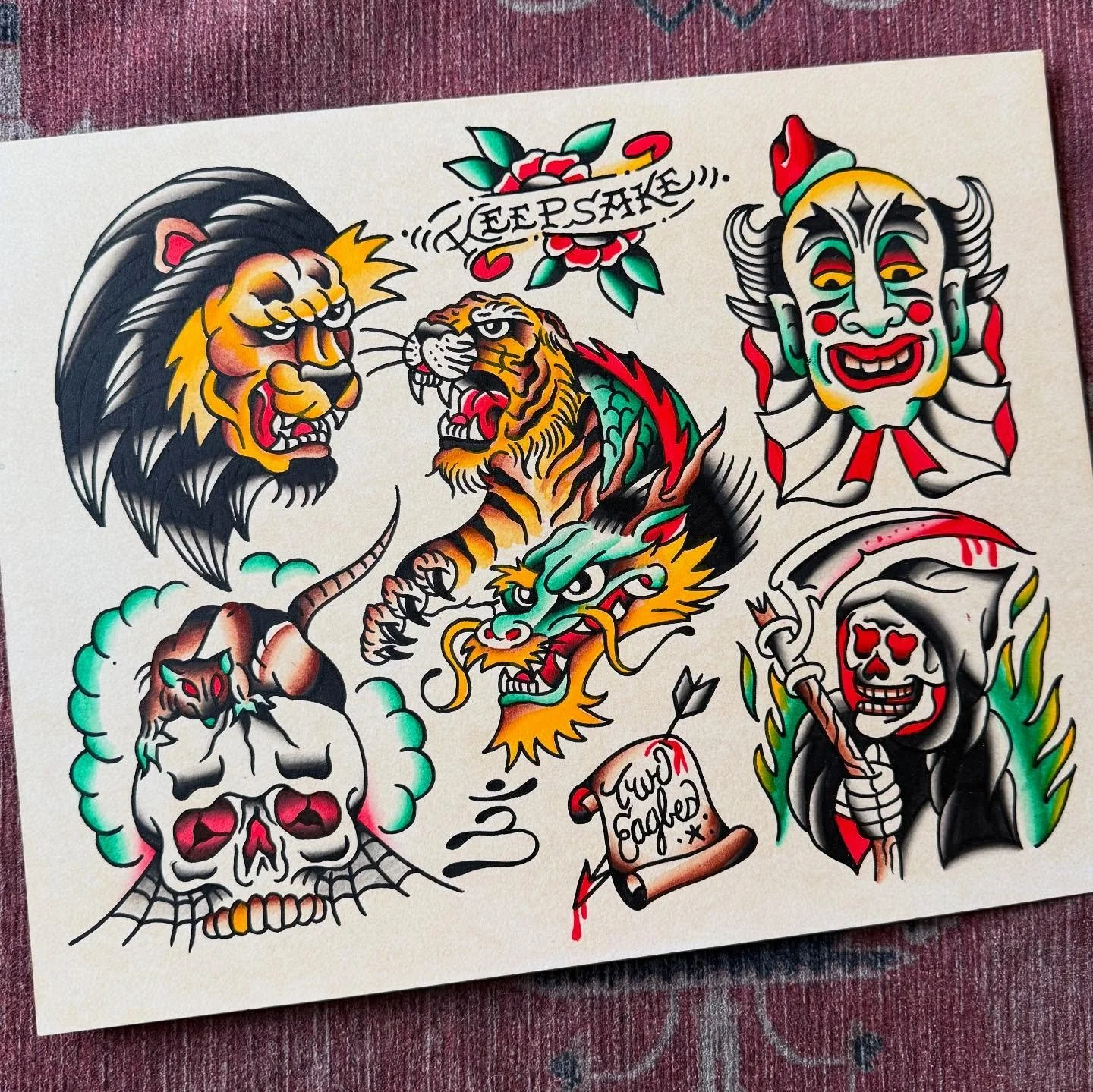 Tattoo, paint, and repeat.

It&rsquo;s that simple 
@keepsakeokc 

Adorn your hide 🕉️