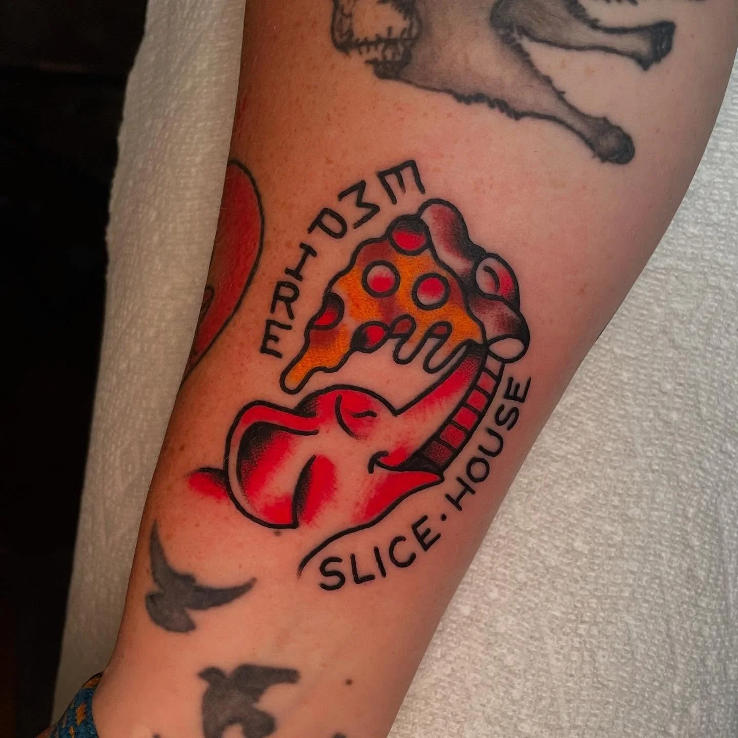 What would you do for 50% off pizza for life? 
🍕🍕🍕
Get a cool @empireslicehouse tattoo and that&rsquo;s exactly what you&rsquo;ll get! There&rsquo;s 6 designs to choose from that are too cool to pass up. For more info about the Empire tattoos and 