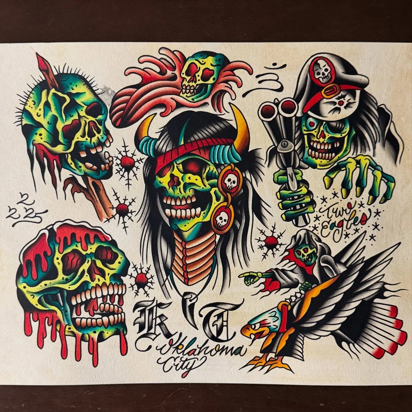 Made for the walls of @keepsakeokc 
Book your next appointment or walk in 

🕉️Adorn your Hide🕉️