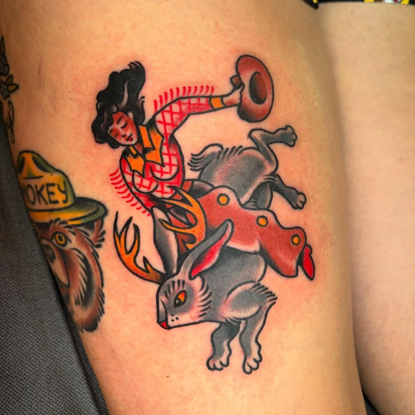 What would you put a cowboy or girl on? 
.
.
.
#cowboytattoo #cowgirltattoo #tattoo #tattoos #okc #oklahomacity #oklahoma #oklahomacitytattoo #oklahomacitytattooartist  #oklahomatattooartist #oklahomatattoo #americantraditionaltattoo #americantraditi
