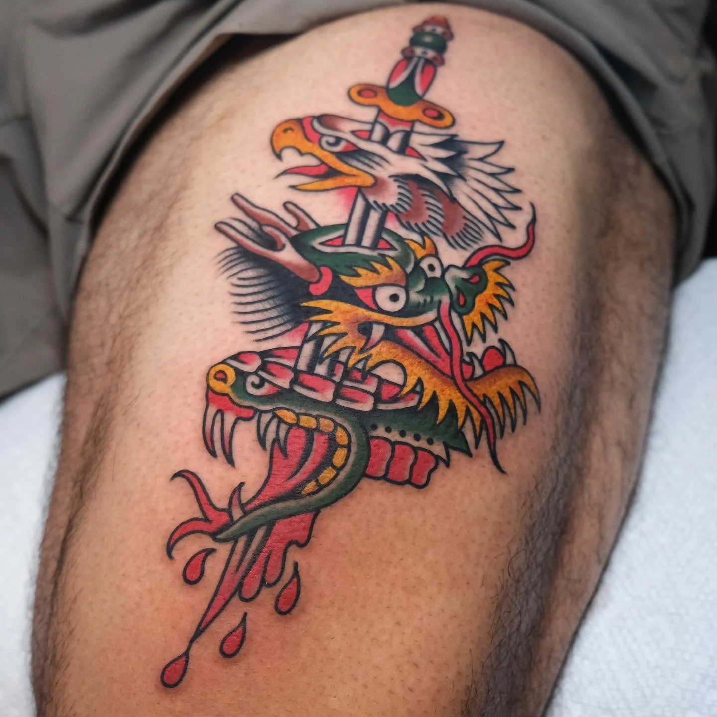 Undefeated @keepsakeokc 

Book now at keepsakeokc.com!!

#tattoo #tattoos #oklahoma #oklahomacity #oklahomacitytattoo #oklahomatattoo #oklahomatattooartist #oklahomacitytattooartist #traditionaltattoo #oldschooltattoo #bright_and_bold #boldtattooart 