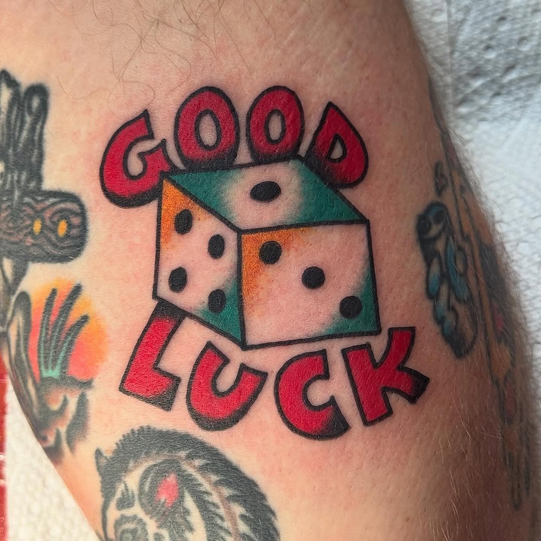 Come get lucky @keepsakeokc &bull; Walk-in availability today &amp; everyday. Call or come by, see you soon! 

Tattoo by @jdbabbs