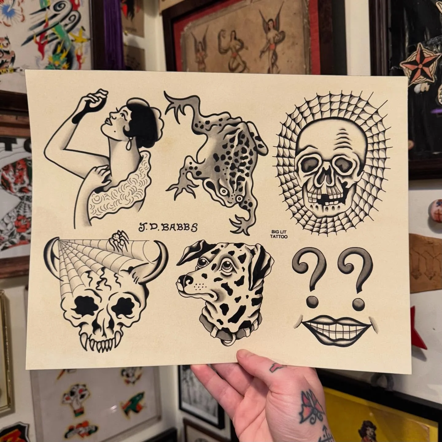 Six designs available to be tattooed by @littany and @jdbabbs 

#okctattooartist #oklahomatattooartist #providencetattooartist #rhodeislandtattooartist #flashpainting