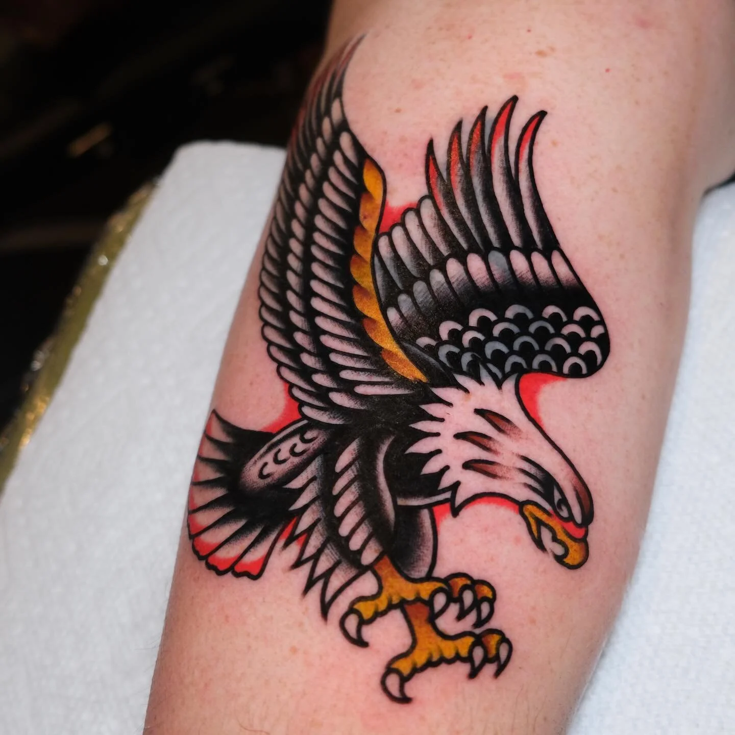 Blastover eagle made at @keepsakeokc 

Book now at keepsakeokc.com