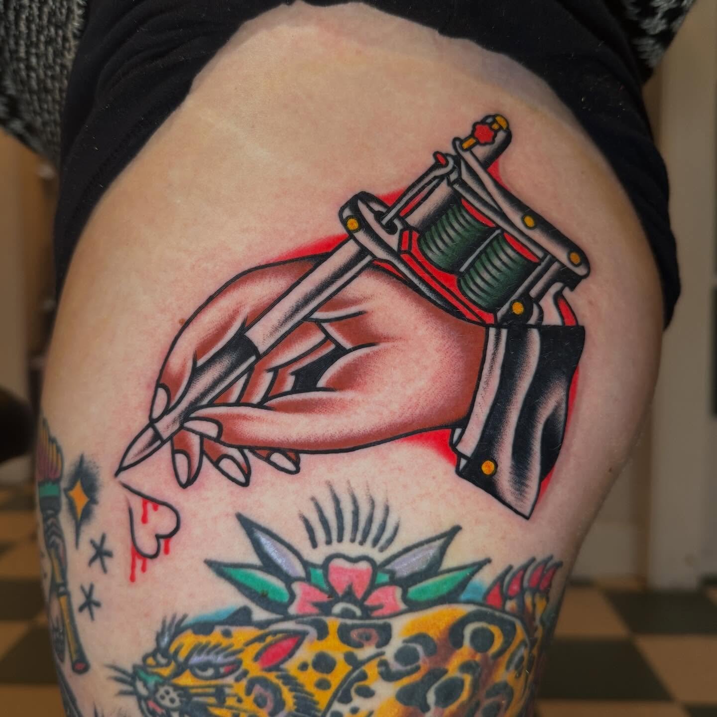 Made with love at @inthemoontattoo 

Had such a blast in San Diego, I&rsquo;ll be back soon!