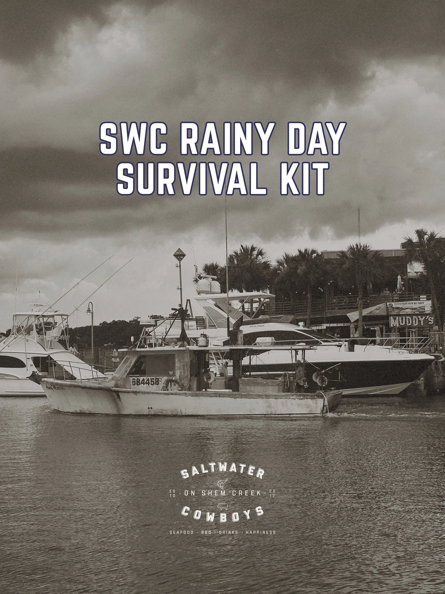 SWC Rainy Day Survival Kit ☔️
Step 1: Order SWC Wagon-To-Go delivery through Uber Eats, Door Dash or Grub Hub.
Step 2: Queue up a binge worthy show.
Step 3: Stay dry, and dive into your Saltwater favorites from the comfort of your home.