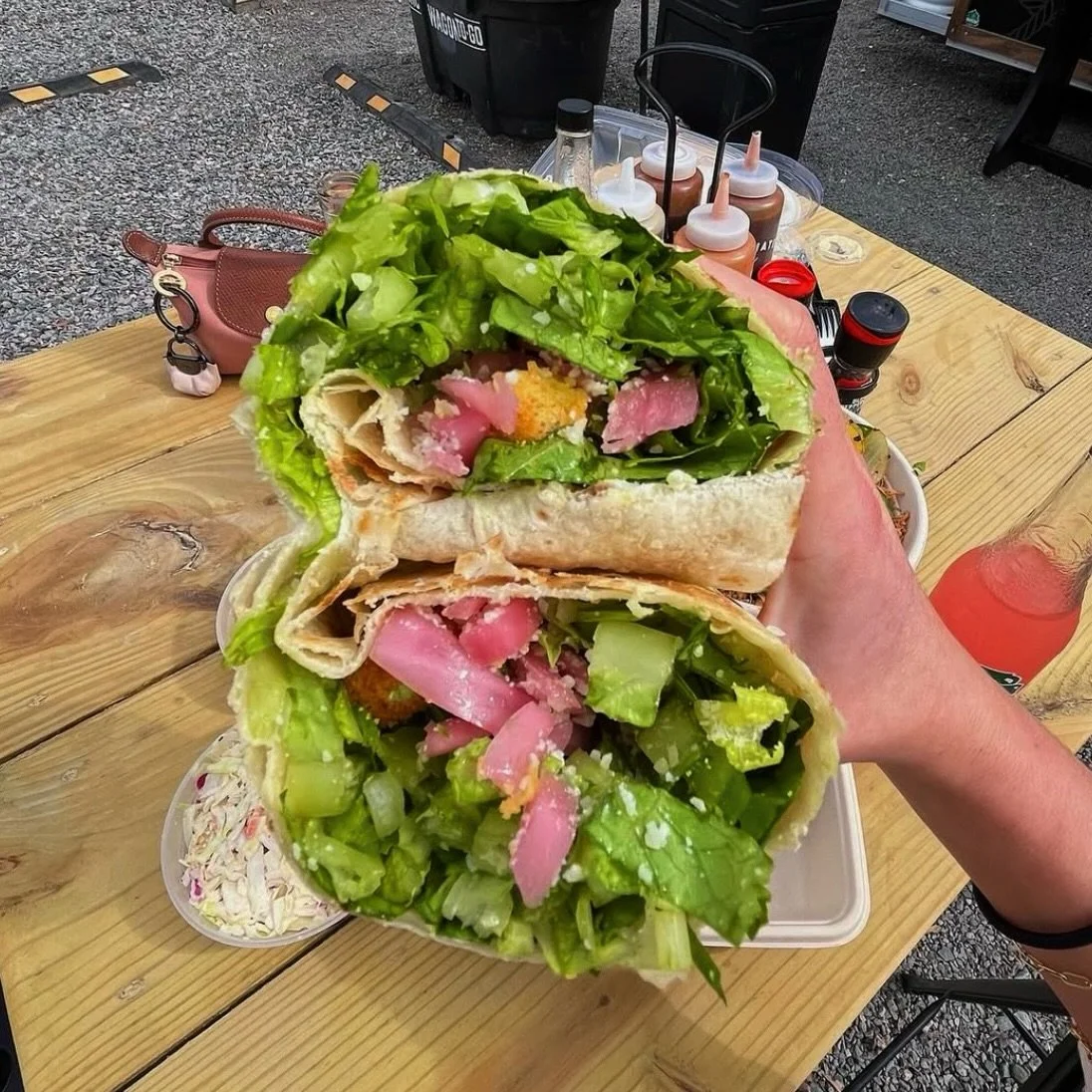 Resolutions don&rsquo;t have to come off track at The Wagon&hellip; Look at that WRAP. Order online for delivery or pick-up while we&rsquo;re closed for some exciting renovations! 🤠

Link in bio.

📸: @emilyeatscharleston