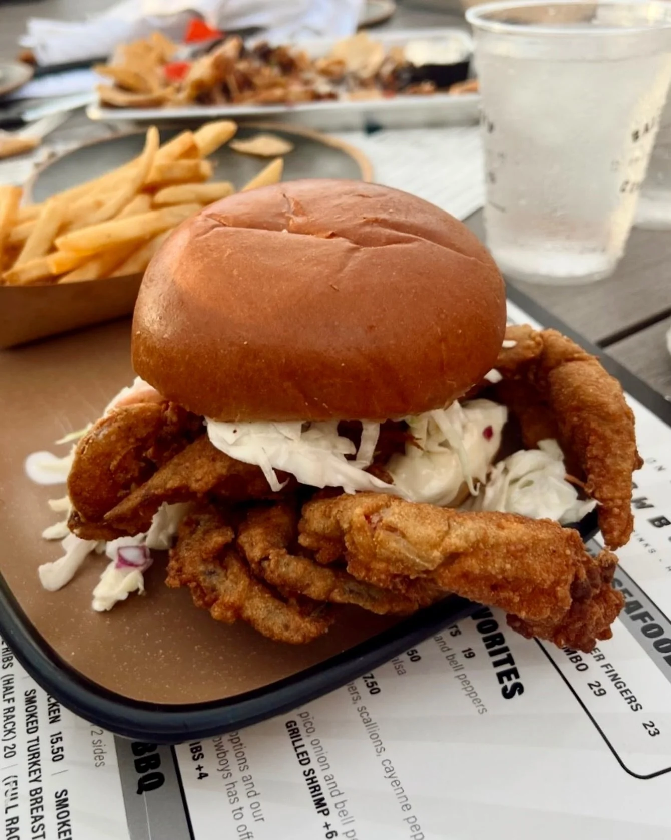 Softies mean spring has sprung! We&rsquo;re bringing out our crowd-favorite Soft Shell Crab Sandwich for dinner tomorrow evening&hellip; Get &lsquo;em while you can. 🦀🤠

Softie served on a toasted brioche bun piled high with slaw, tartar sauce and 