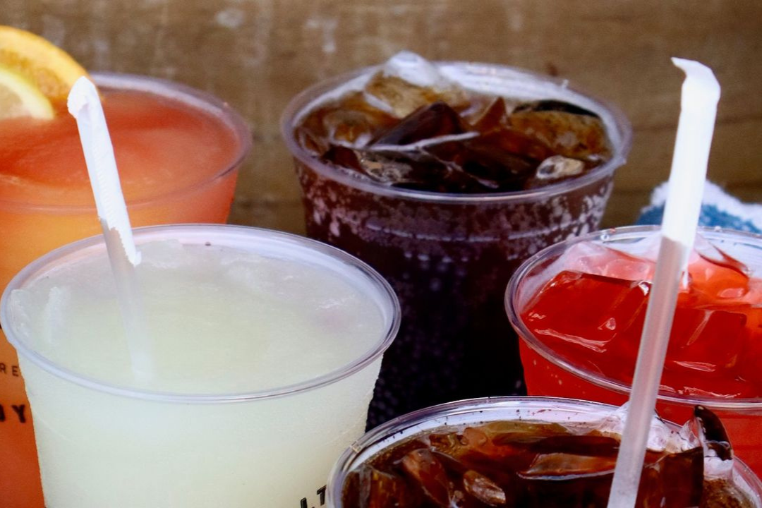 Frozen and craft cocktails at Saltwater Cowboys on Shem Creek