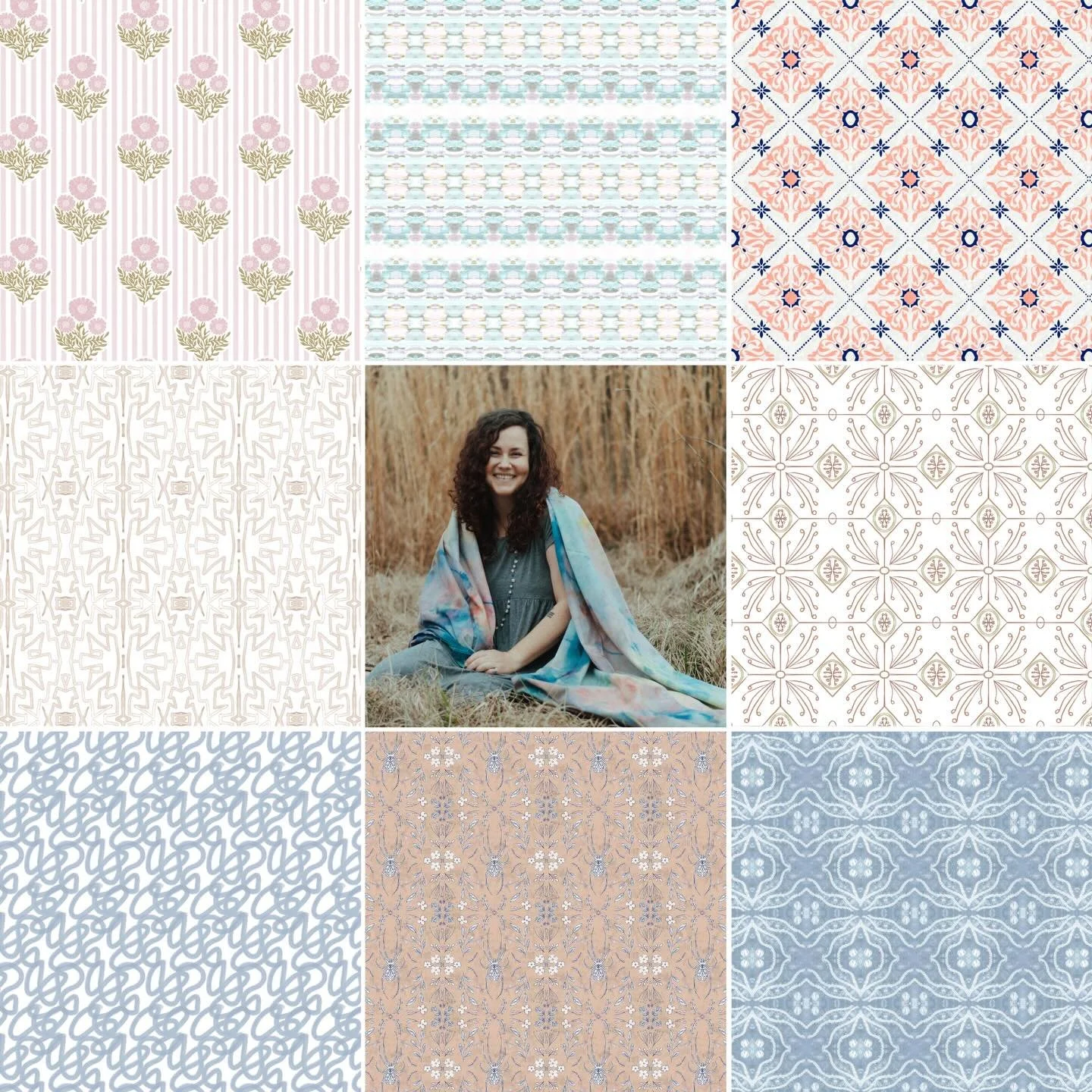 I&rsquo;m the person behind the patterns.
I spend a lot of time thinking about color, scale, and how things actually live in a home, not just how they look on a screen.

My work is for women who trust their taste, aren&rsquo;t chasing trends, and wan