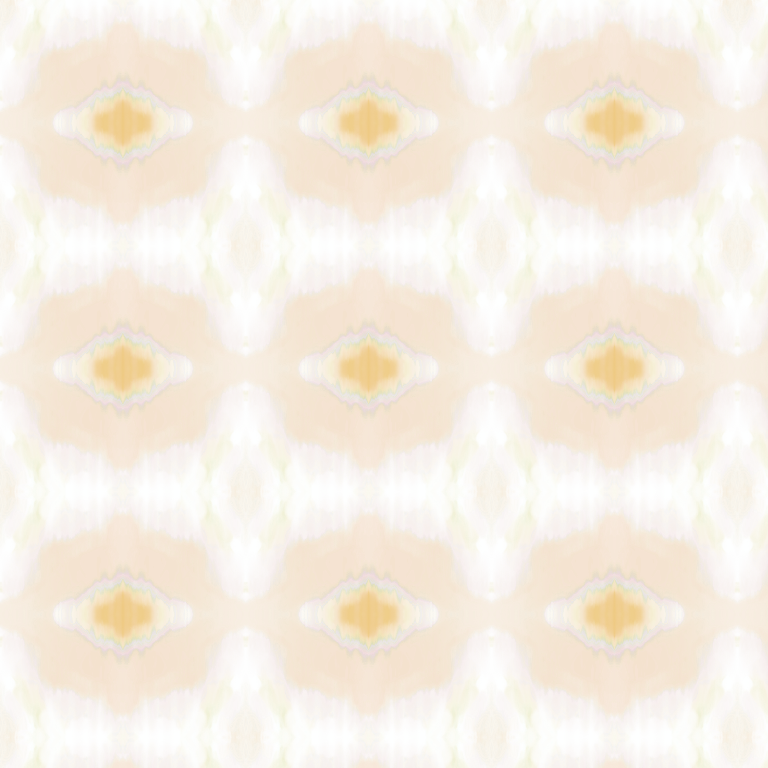 Golden Peach Quatrefoil Coastal Bohemian Tile Nursery