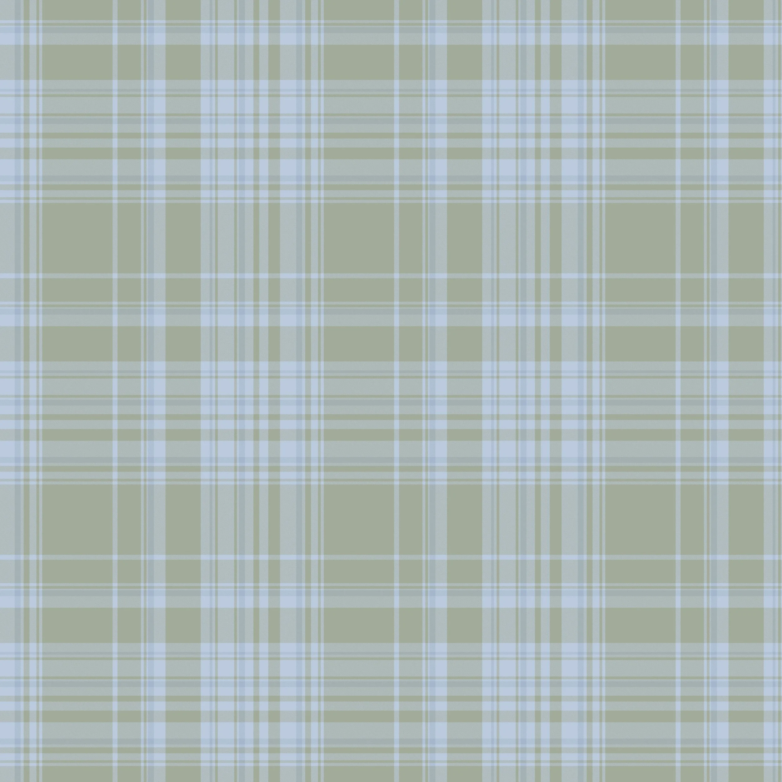 Sage Blue Classic Tartan Plaid Farmhouse Cottagecore Check